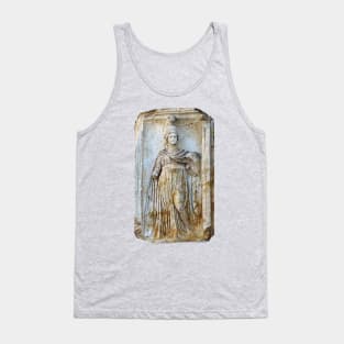 Roman Goddess Minerva Statue Temple Tank Top